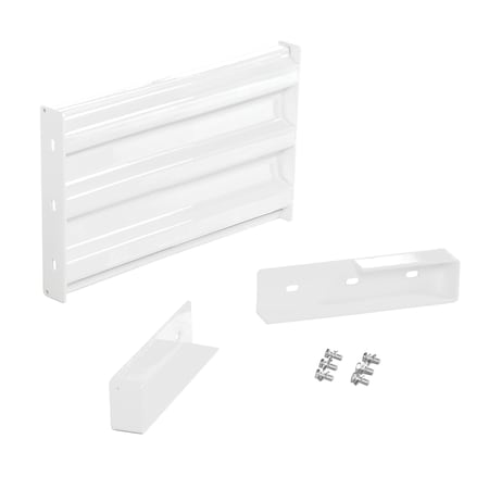 Vestil Drop-In Style Guard Rail 2 Ft White GR-F3R-DI-2-WT